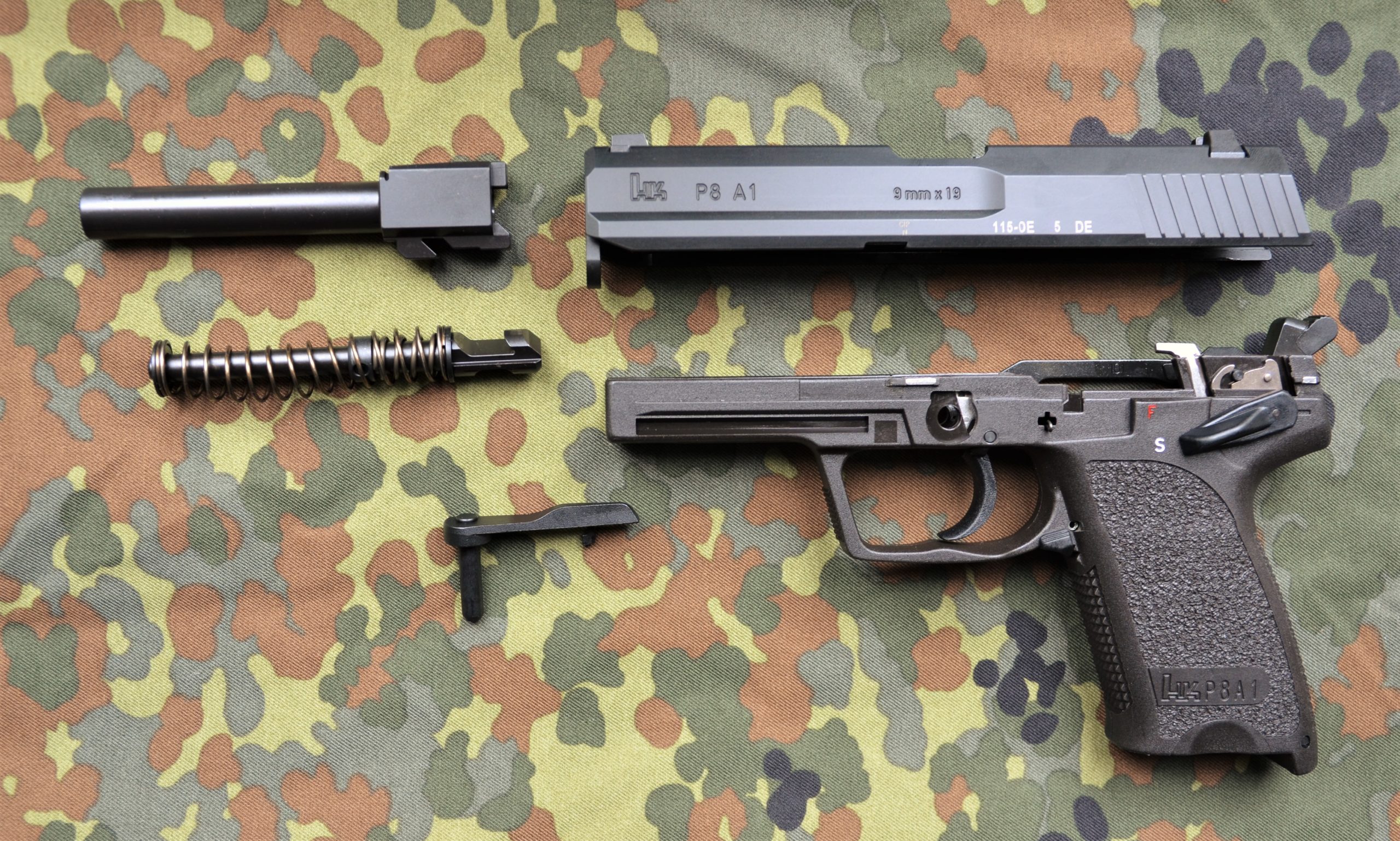 HK P8 A1 - 9X19 - halbautomatische Pistole