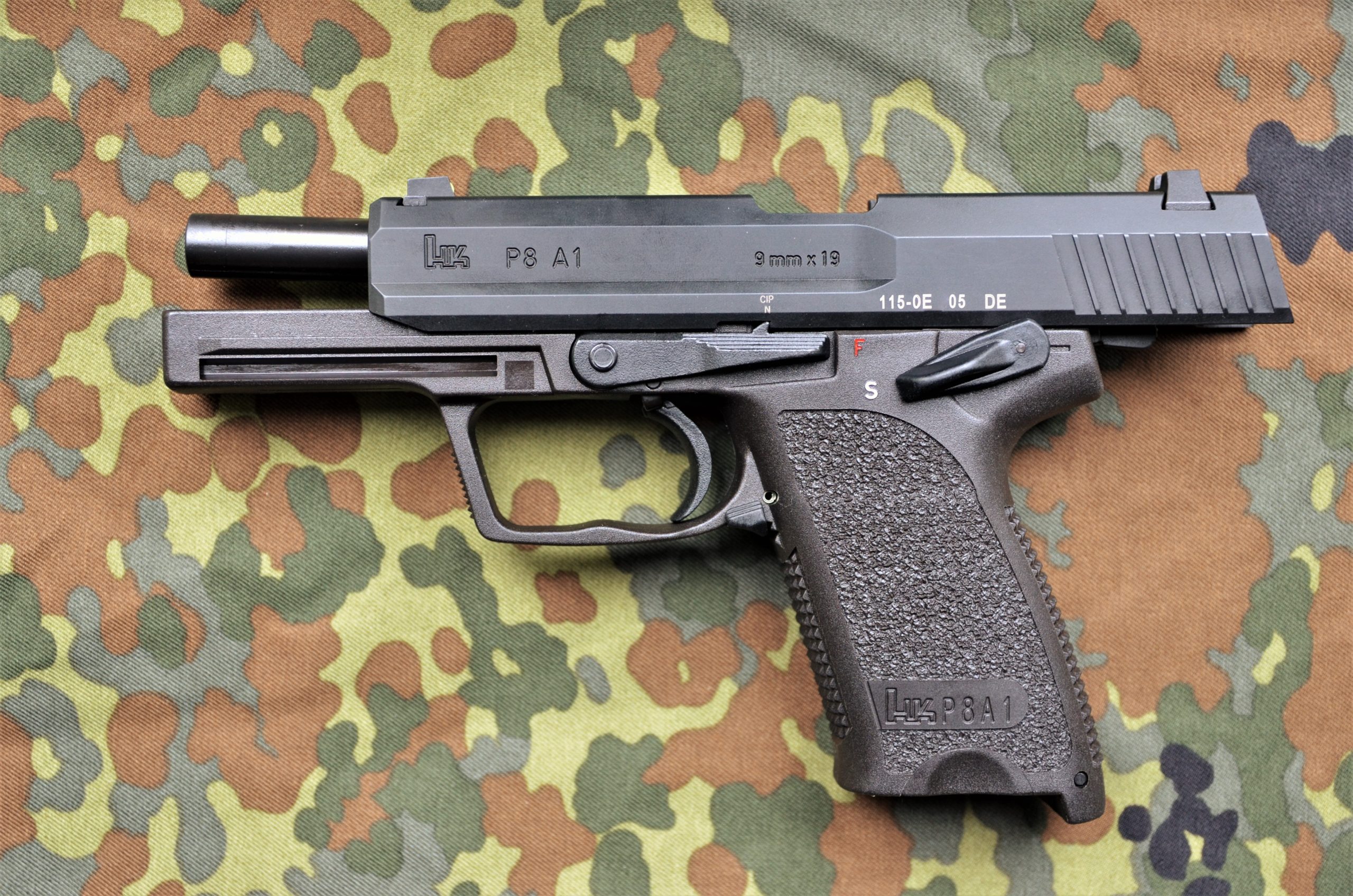 HK P8 A1 - 9X19 - halbautomatische Pistole